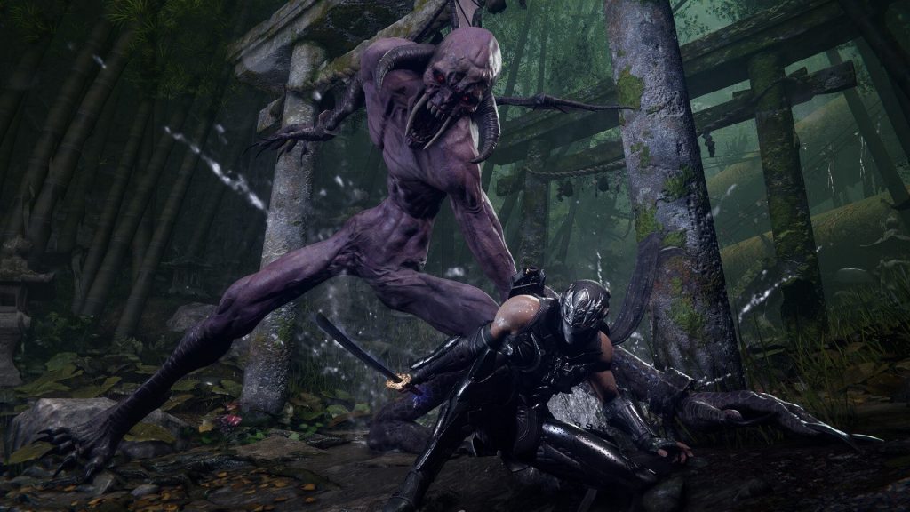 Fast-paced hack-and-slash combat in Ninja Gaiden 4