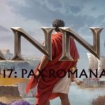 City-building and Roman architecture in Anno 117 Pax Romana with detailed landscapes and temples